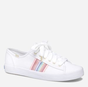 🌼 NWT Keds rainbow overlay sneakers